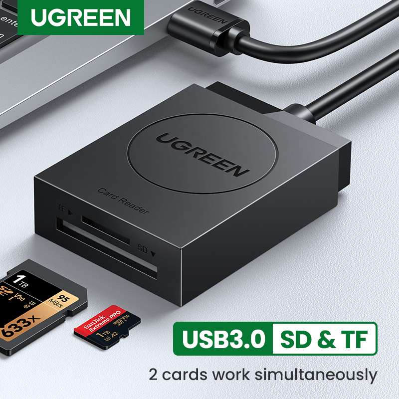 Home Assistant Sd - UGREEN czytnik kart 2-in-1 USB3.0 USB-C